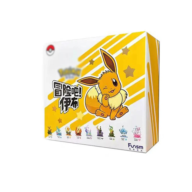 Caja Sorpresa de 9 Figuras V2 de Eevee – Pokémon Original Japonés