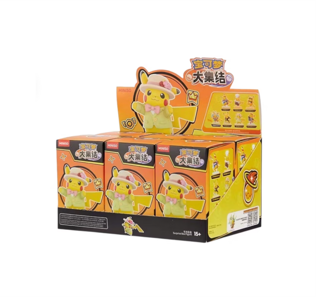 Caja sorpresa 6 piezas Pikachu – Miniso Top Toy Pokemon Unite Series