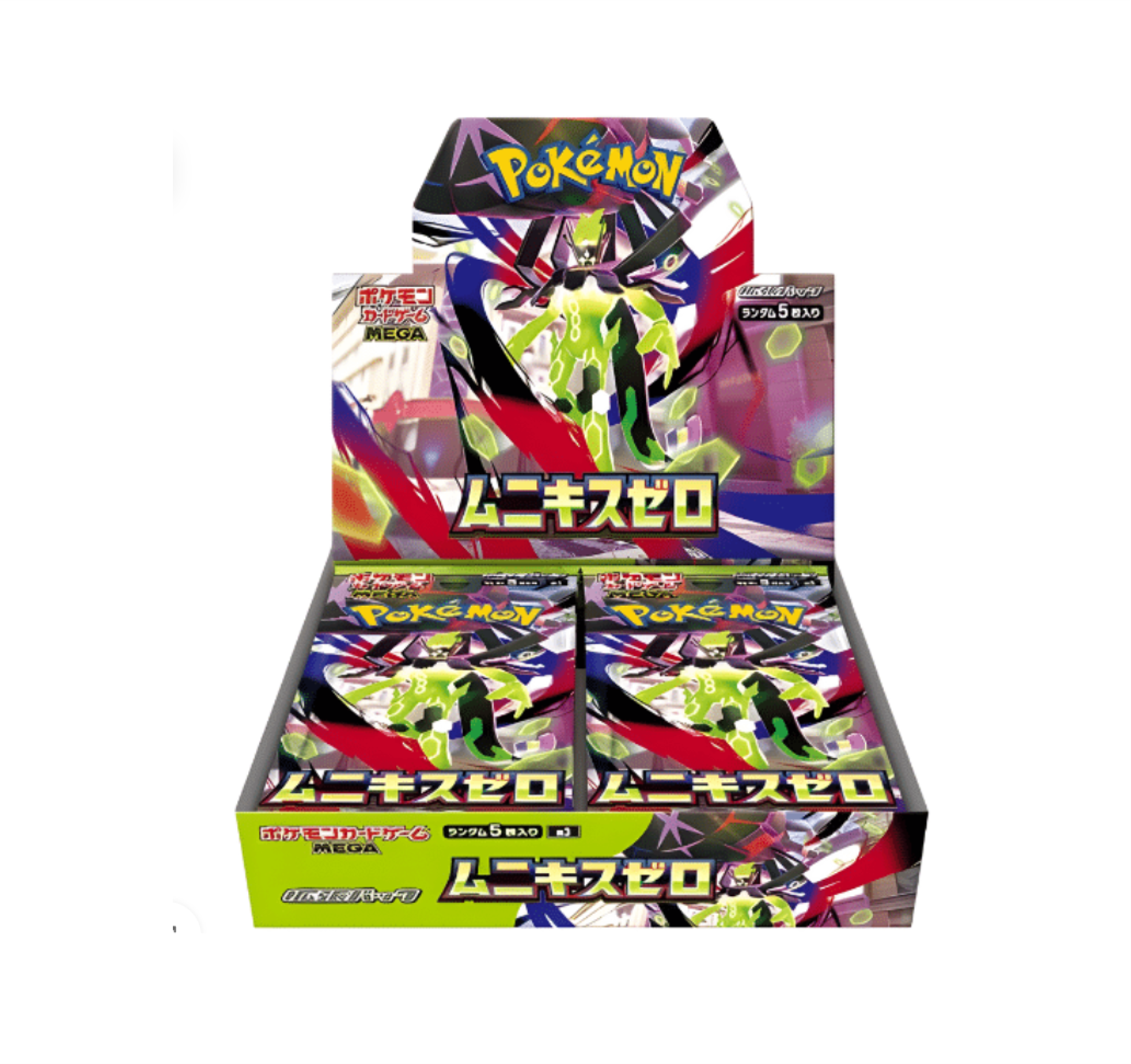 Caja Pokémon Monikis Zero - 30 Sobres - Versión Japonesa